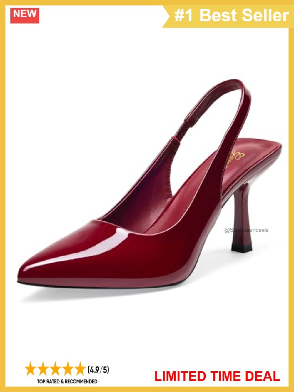 Satin Slingback Kitten Heel Pointed Closed Toe Stiletto Pumps Wedding Dress